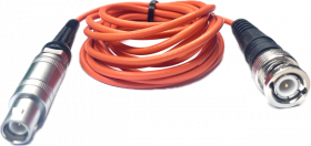 Berg Orange Quality RG 174 Lemo 01 Straight to BNC 6' Cable